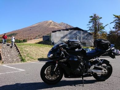 17.伯耆富士の『大山』とCBRの写真