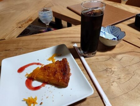 自家製タルトのスイーツの写真