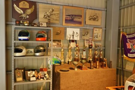 和田将宏の功績を称えたコーナーの写真