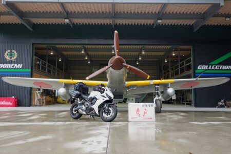 CBRと飛燕のコラボ写真