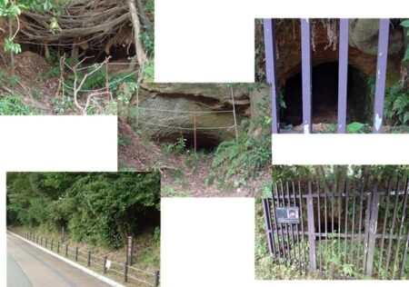 素掘り防空壕の写真