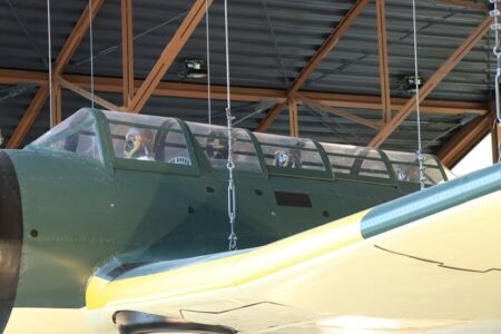 九七式艦上攻撃機のコックピットの写真